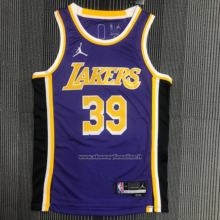 Maglia Los Angeles Lakers Dwight Howard #39 Statement 2021-22 Viola
